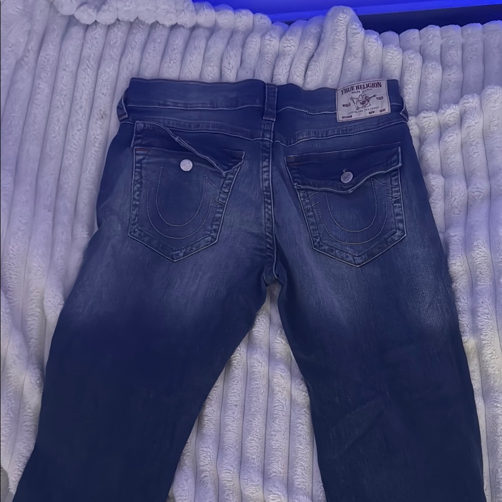 True Religion Blue Skinny Jeans Classic Style